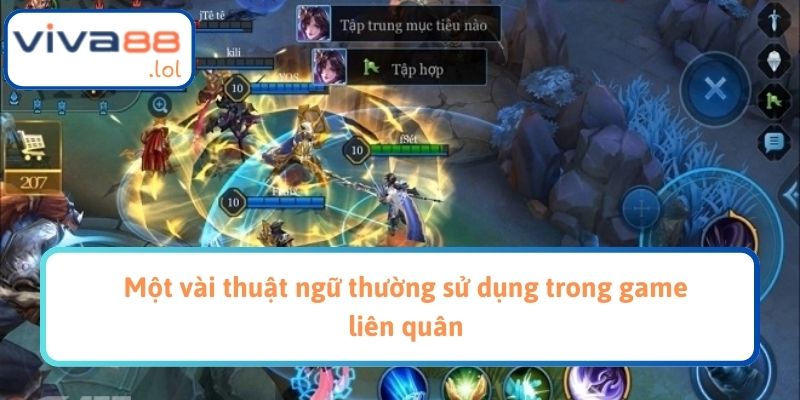 Một vài thuật ngữ thường sử dụng trong game liên quân