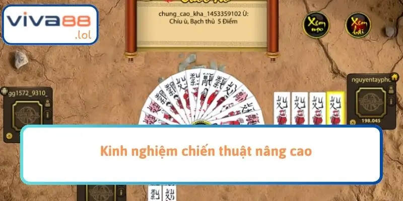 Kinh nghiệm với chiến thuật nâng cao